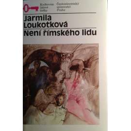 Není římského lidu (edice: Klíč, knihovna lidové četby) [historický román, antika, Římská říše, Nero, Petronius]